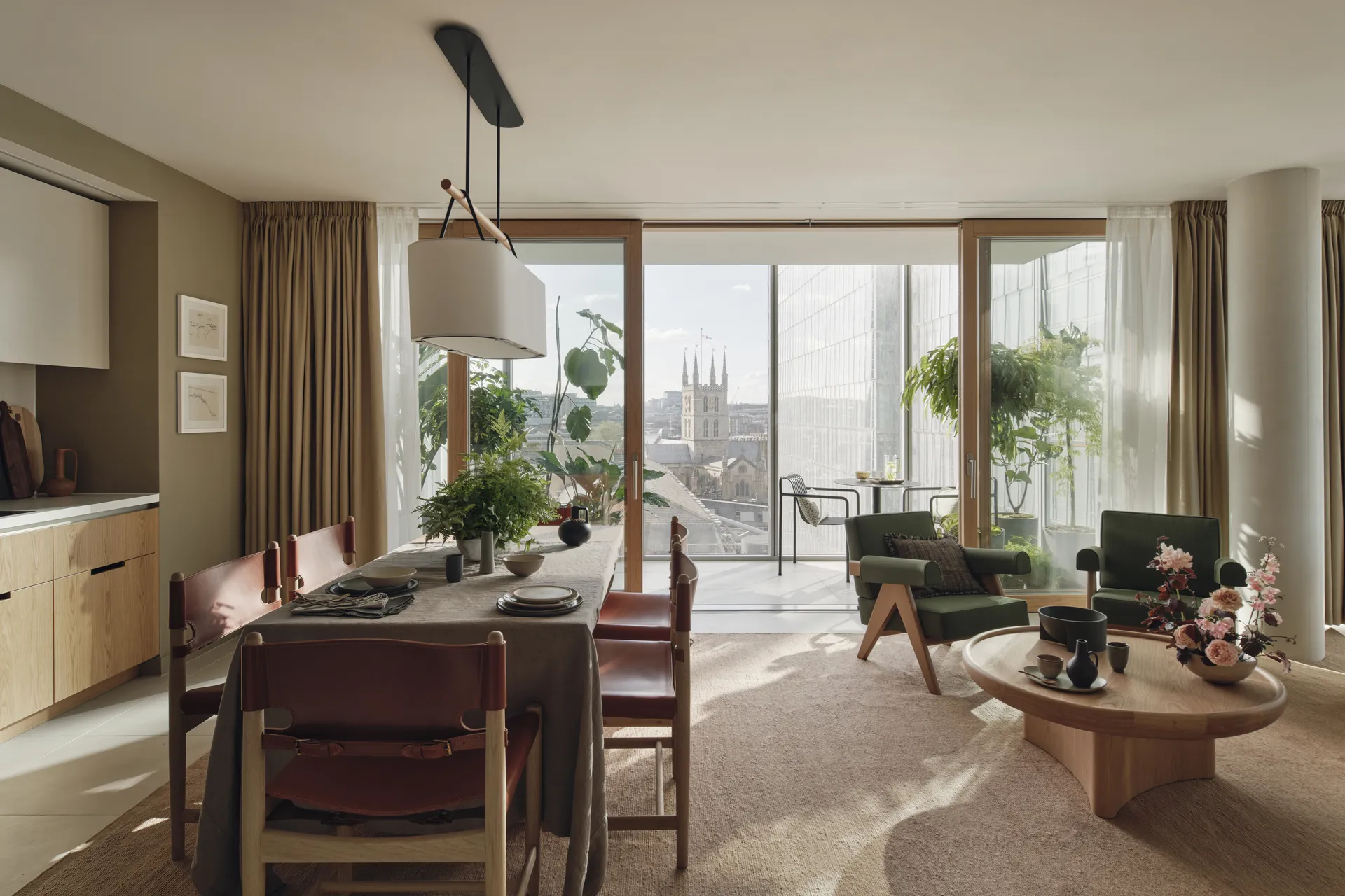 Shard Place residence with curated art and architectural interior context
